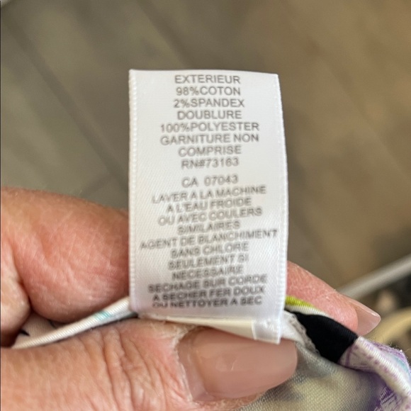 NWOT Spense Cotton Floral Strappy Midi Dress pockets Multicolor, Size 10 - Picture 10 of 10